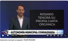 Constitución reformada: Rosario es ciudad autónoma