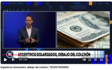 Argentinos dolarizados, debajo del colchón